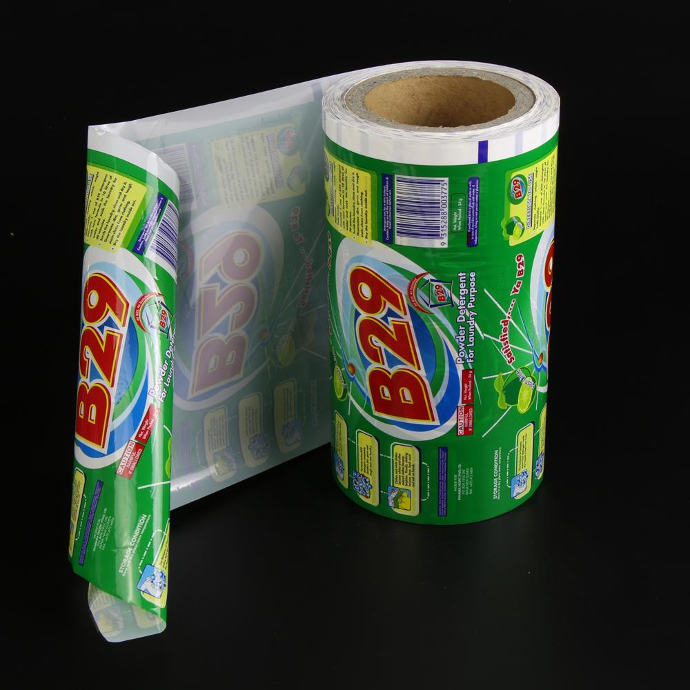 Multi-color printing washing powder packaging film Multi-color printing washing powder packaging film