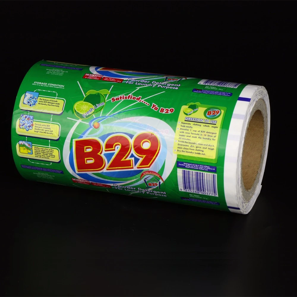 Multi-color printing washing powder packaging film Multi-color printing washing powder packaging film