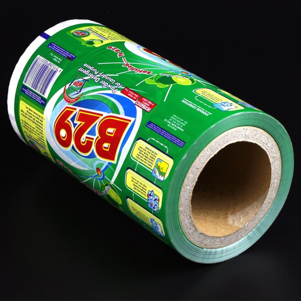 Multi-color printing washing powder packaging film Multi-color printing washing powder packaging film