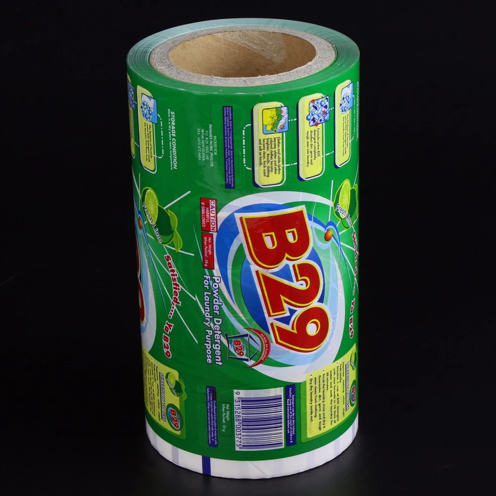 Multi-color printing washing powder packaging film Multi-color printing washing powder packaging film
