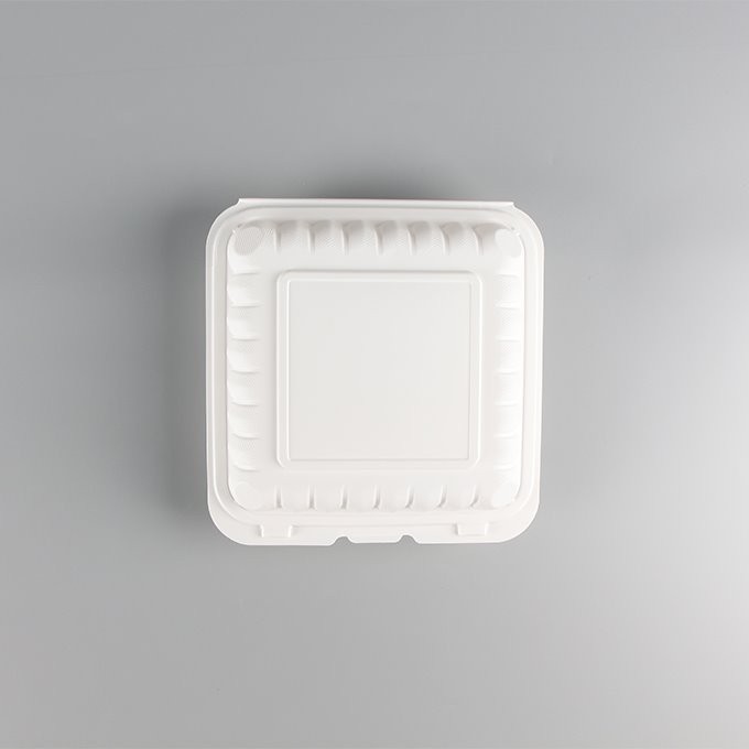 hinged food container