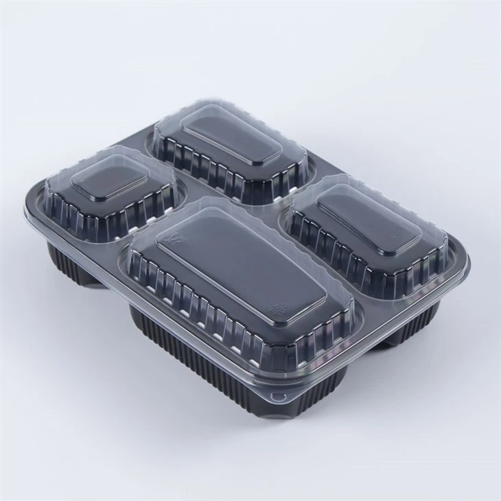 4 Compartment Plastic Takeway Food Container
