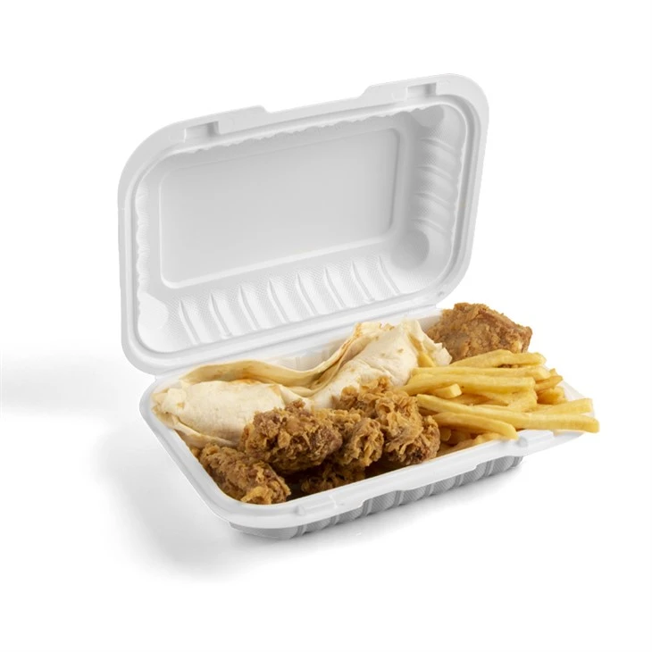 850 мл одноразова біорозкладна коробка Bento