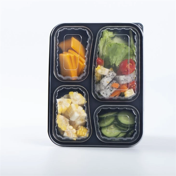 Одноразові коробки Bento з кришками