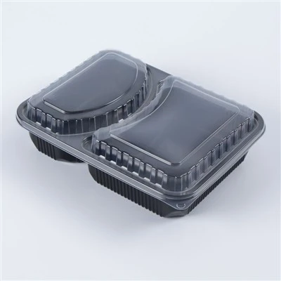 Пластикові коробки Bento на винос із 2 відділеннями