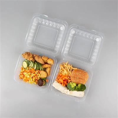 Прозора одноразова коробка Bento