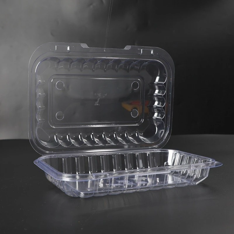 Clear Hinged Lid Container