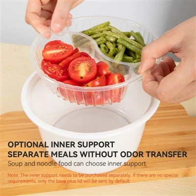round plastic to go bowls